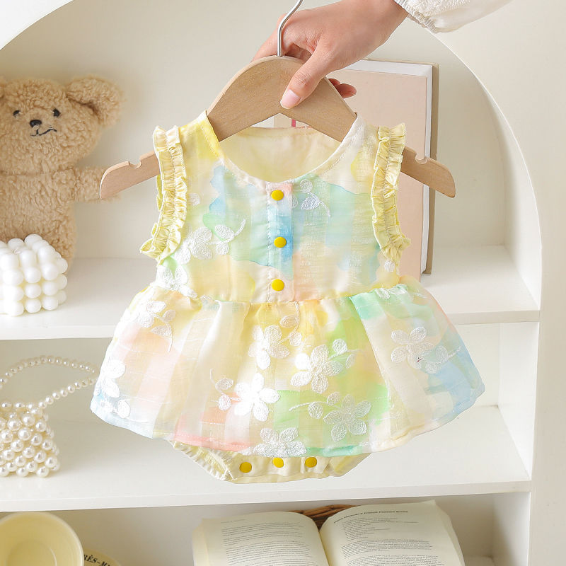 Romper Dress Baby Sleeveless Lightweight Onesie