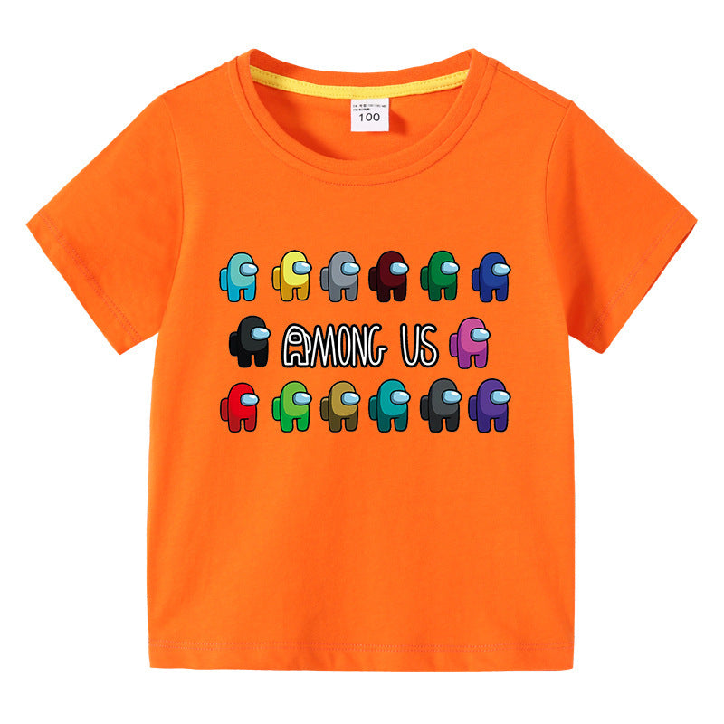 T-shirt Manches Courtes Enfant – Léger & Confortable pour l'Été
