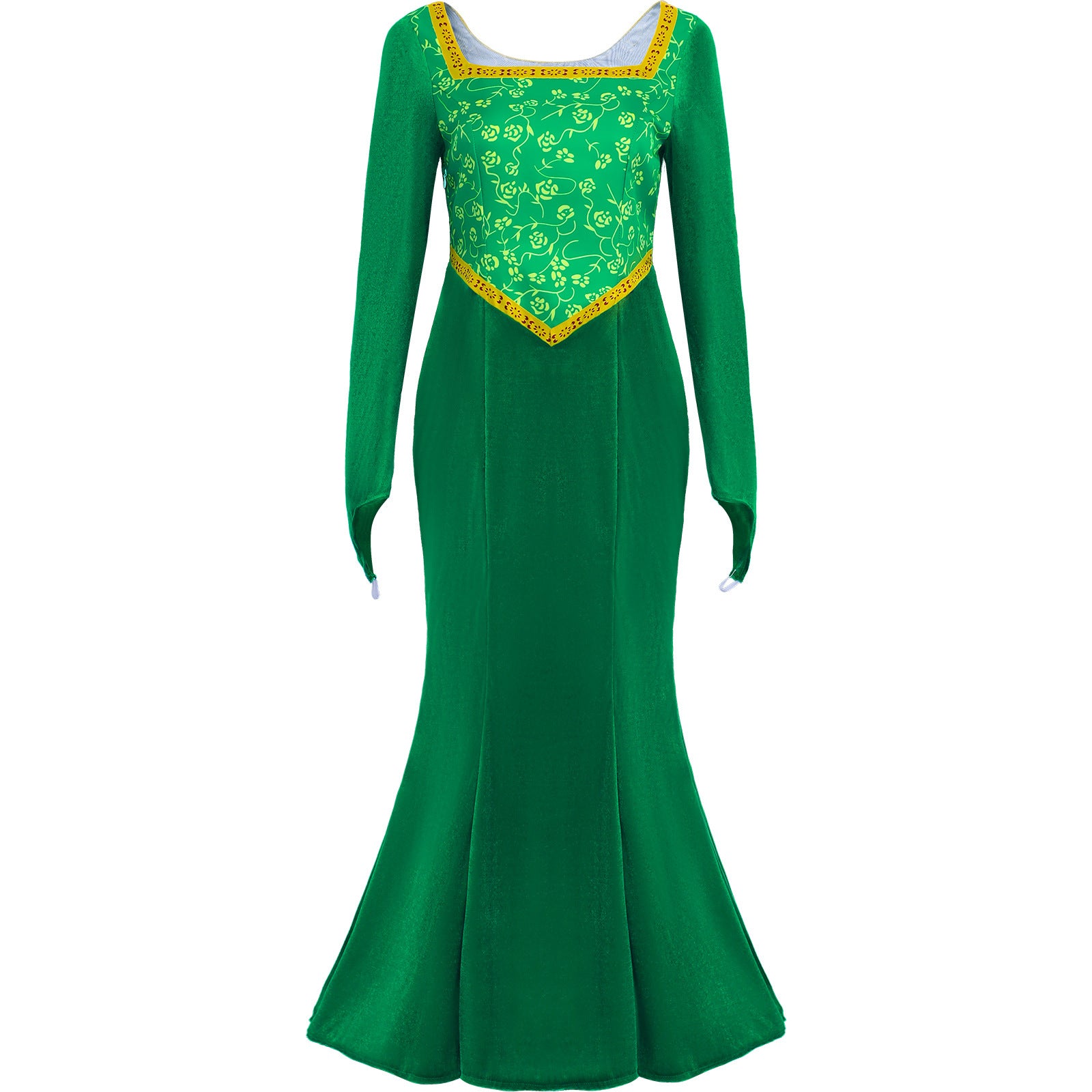 Monster Slayer Princess Fiona Cosplay Costume Halloween Performance Dress Princess Fiona Long Dress