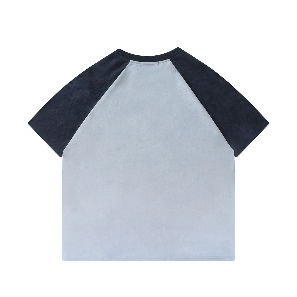 Flower graffiti shoulder length short sleeved shirt