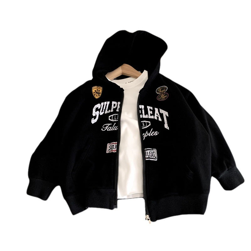 Children's spring hoodie sportswear for boys