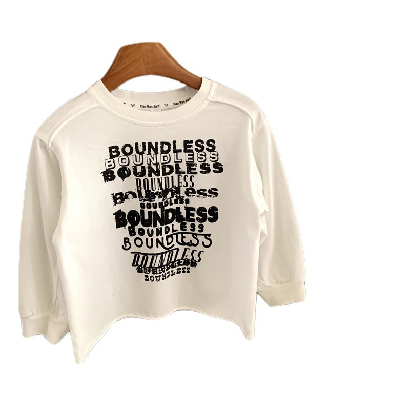 Long sleeved t-shirt men's autumn hoodie without hat base shirt