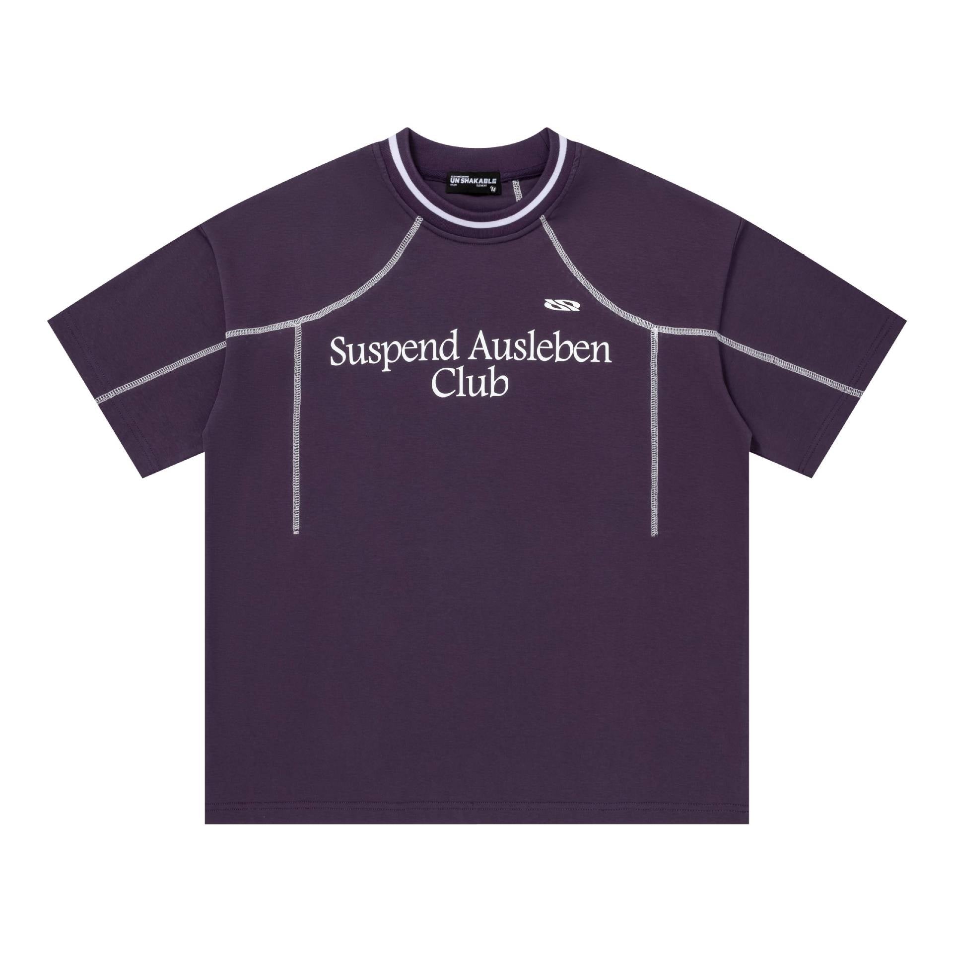 Letter printed short sleeved shirt