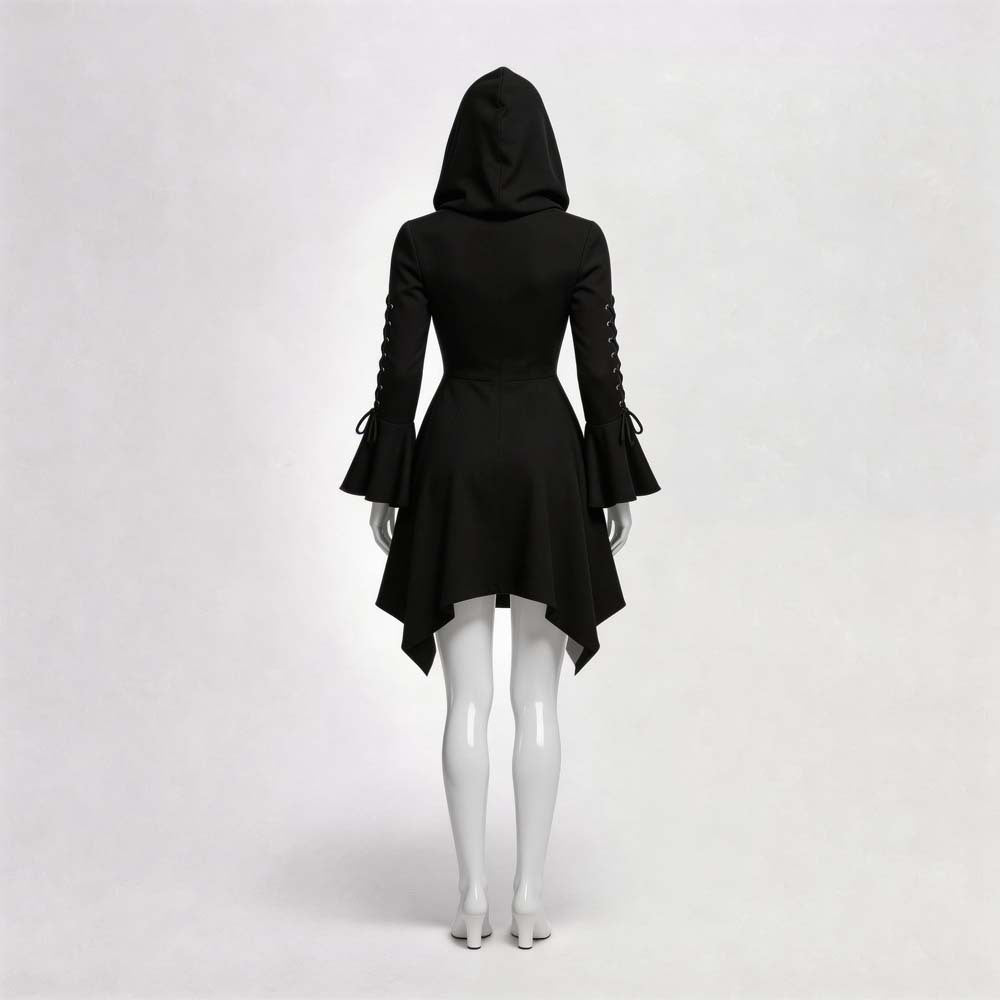 Gothic Women's Short Skirt Cosplay Costume Halloween Vampire Dress