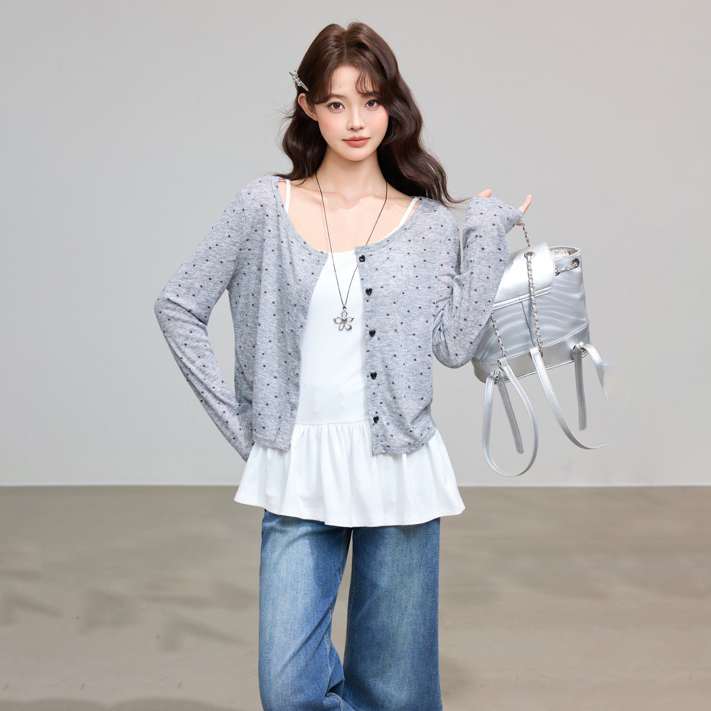 Long Sleeve T-Shirt Sun Protection Cardigan for Women Outerwear Open Front Top
