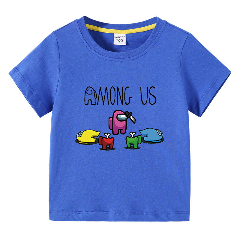 Children's summer short sleeved T-shirt