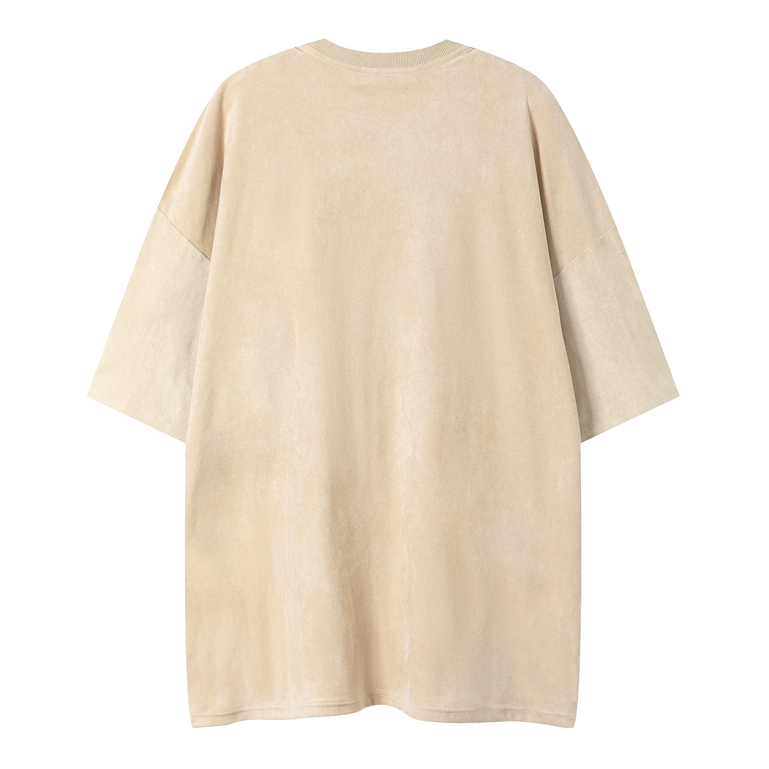 Graffiti teddy bear printed short sleeved shirt