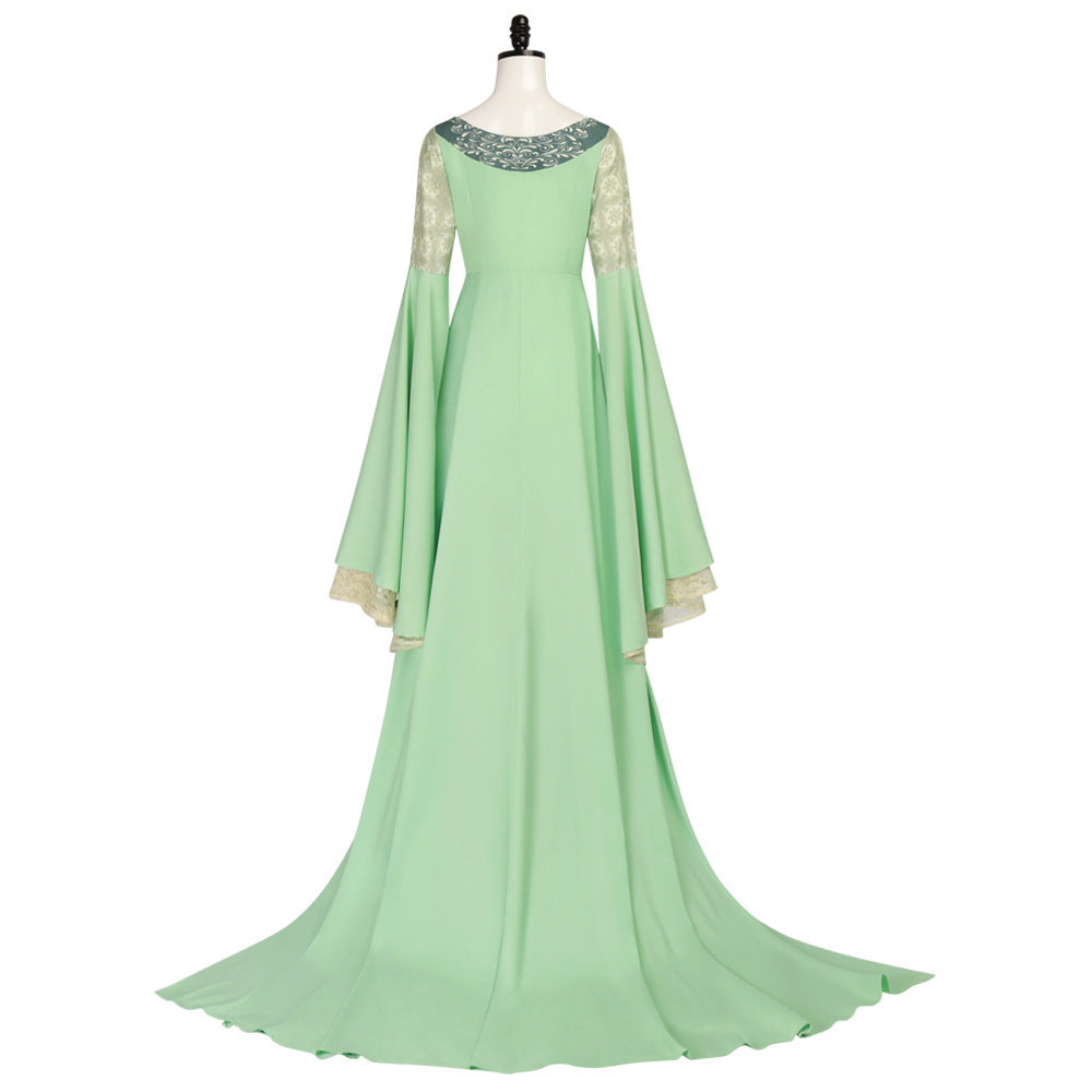 Lord of the Rings - Arwen Cosplay Costume Movie The Lord of the Rings Cosplay Role Play Women's Dress Halloween Performance