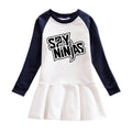 Cartoon hoodie girl dress