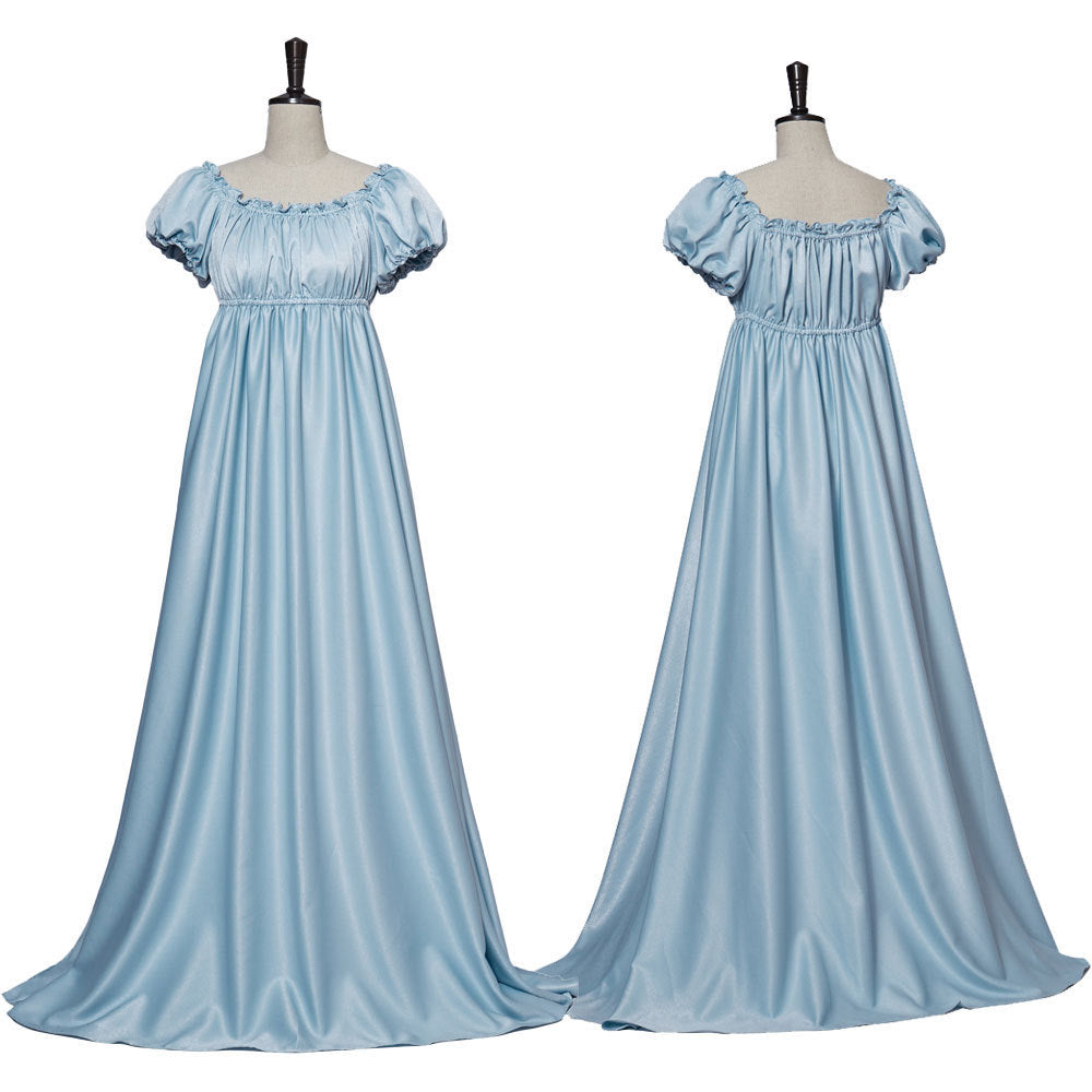 Bridgerton Dress Medieval Vintage Ball Gown Long Dress Cosplay Stage Performance Costume
