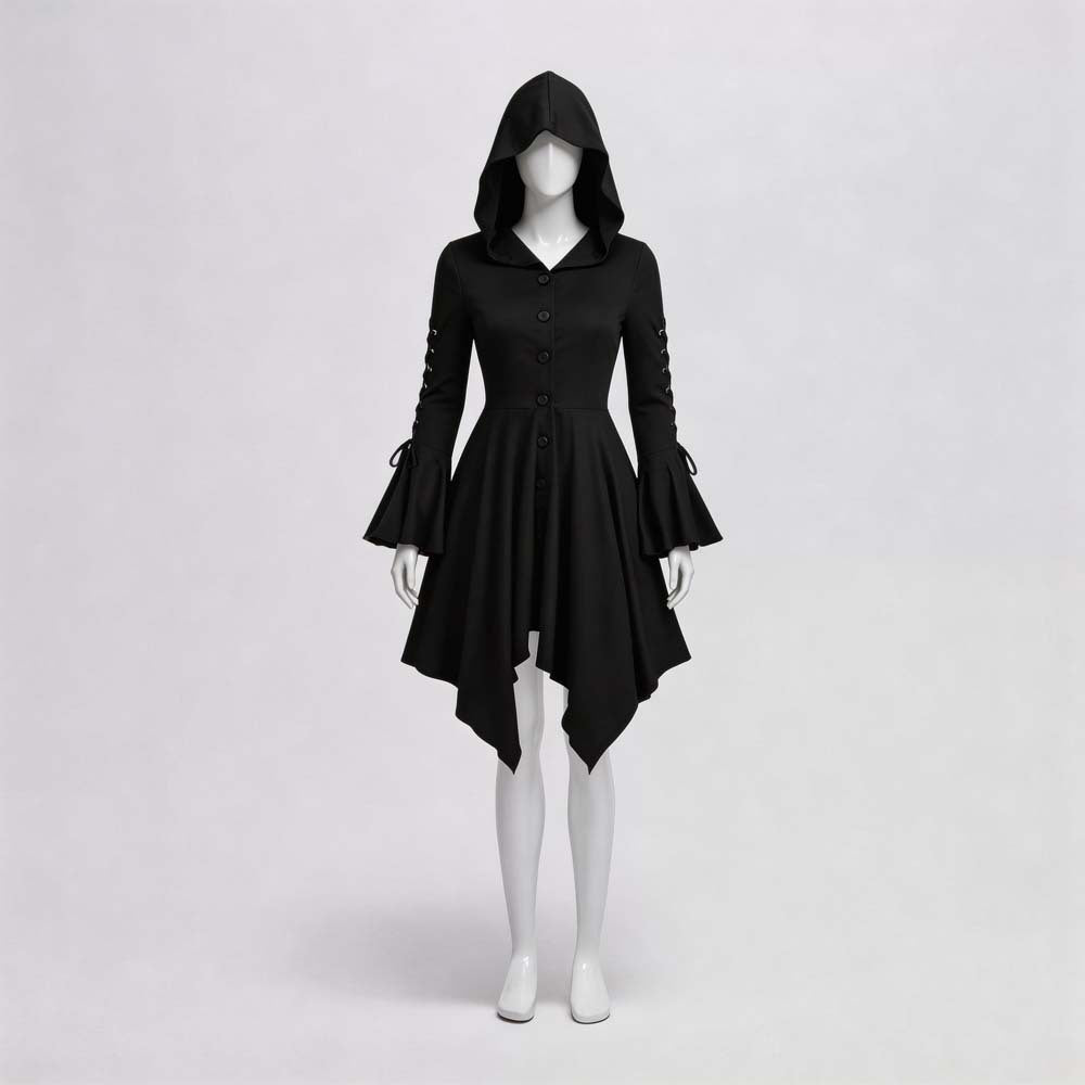 Gothic Women's Short Skirt Cosplay Costume Halloween Vampire Dress