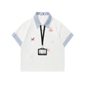 fake two-piece short sleeve