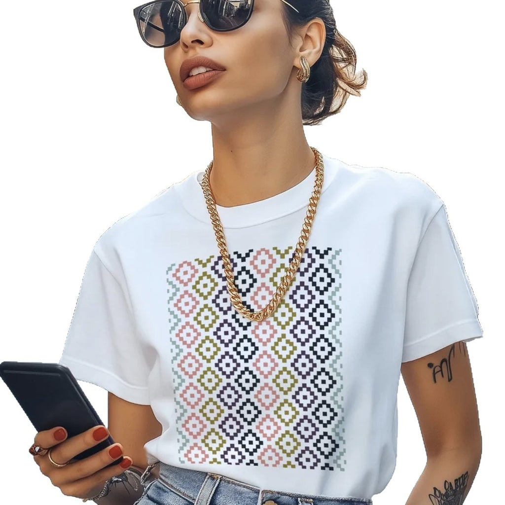 Printed short sleeved shirt