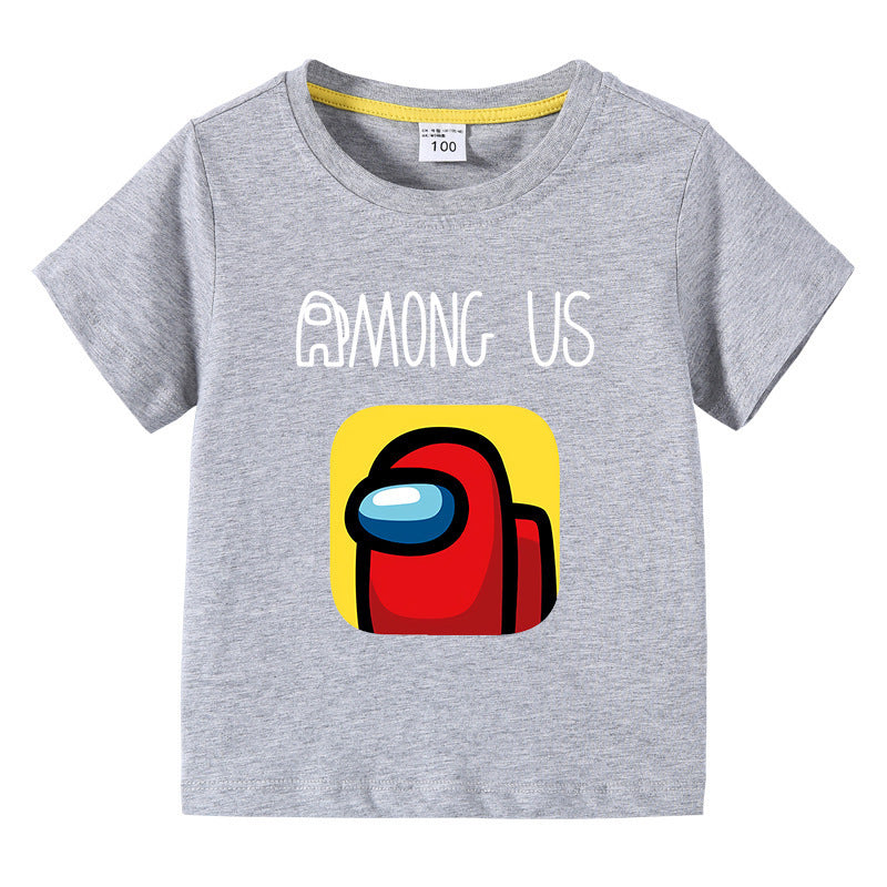 Children's summer short sleeved T-shirt