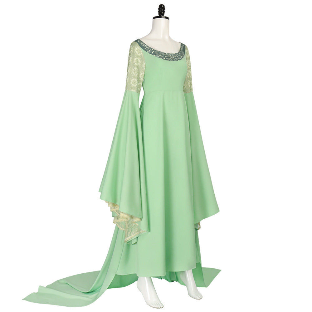 Lord of the Rings - Arwen Cosplay Costume Movie The Lord of the Rings Cosplay Role Play Women's Dress Halloween Performance