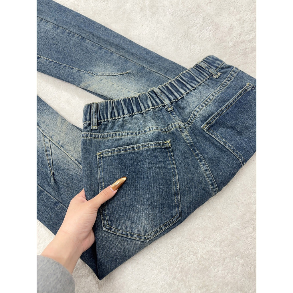 knife-cut wide-leg pants for men