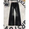 knife-cut wide-leg pants for men