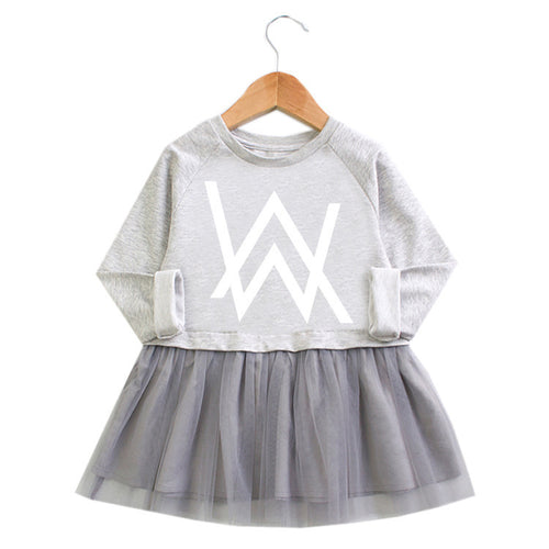 Alan Walker pure cotton mesh baby dress
