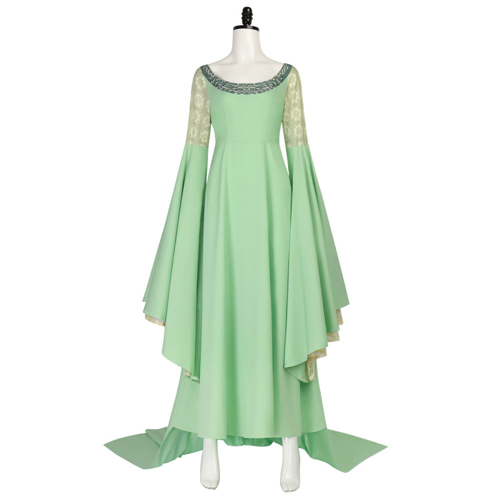 Lord of the Rings - Arwen Cosplay Costume Movie The Lord of the Rings Cosplay Role Play Women's Dress Halloween Performance