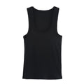 Tight fitting round neck tank top