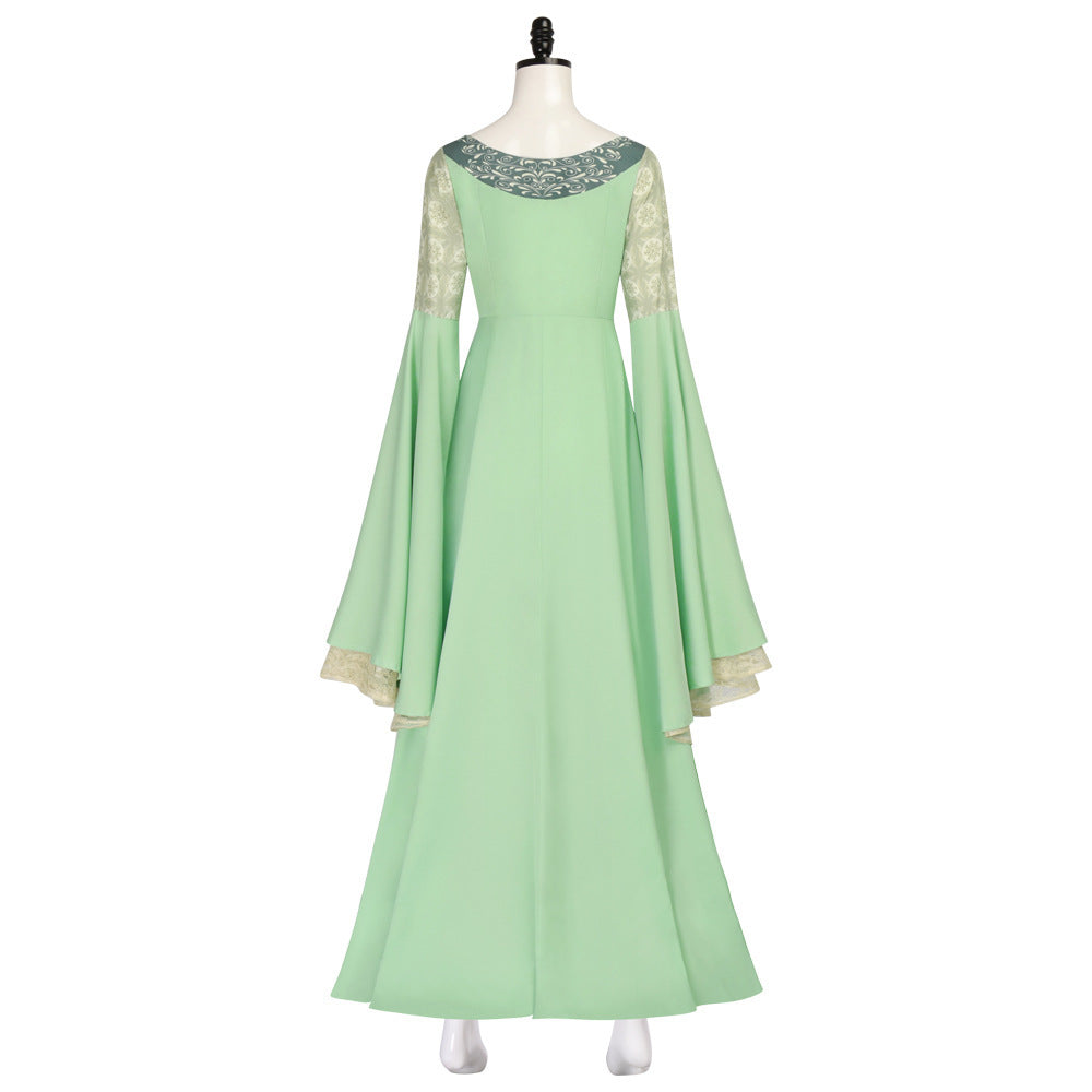 Lord of the Rings - Arwen Cosplay Costume Movie The Lord of the Rings Cosplay Role Play Women's Dress Halloween Performance