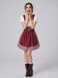 German Munich Beer Festival Women's Adult Bavarian Traditional Dirndl Dress Halloween Party