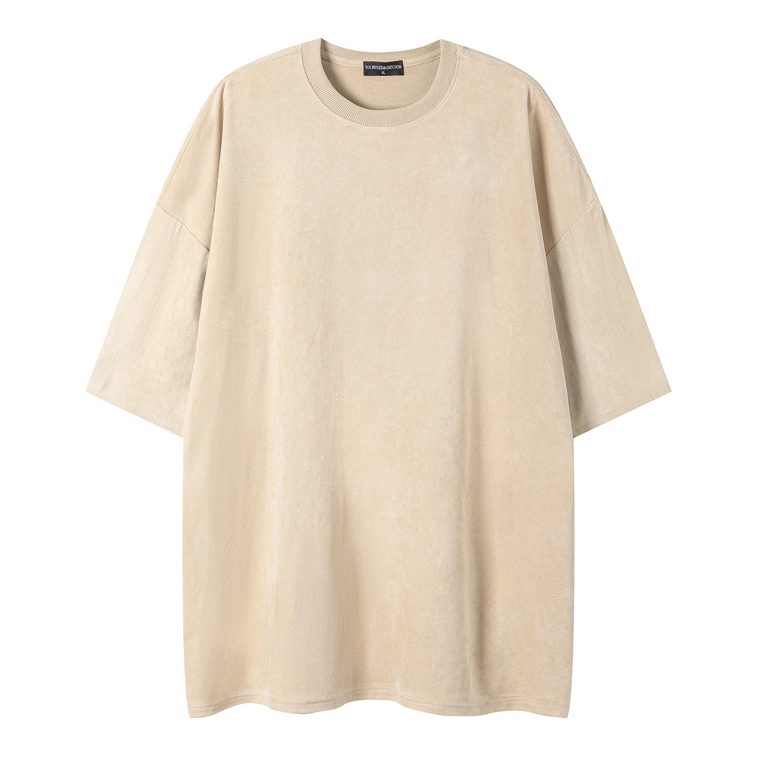 Basic minimalist plain version short sleeved shirt