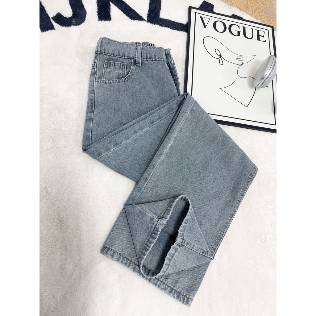 Denim Pants for Men, High-Street Vibe, Stretch Slim Fit, Tapered Straight Leg Pants