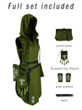 Elf Queen Cosplay Costume for Halloween Role Play, Hobbit Elf Queen Costume