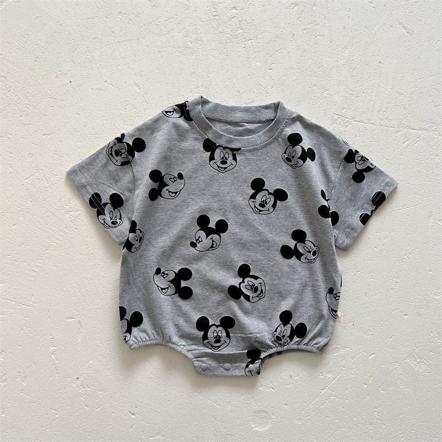 Short Sleeve Romper Lightweight Half Sleeve Baby Onesie