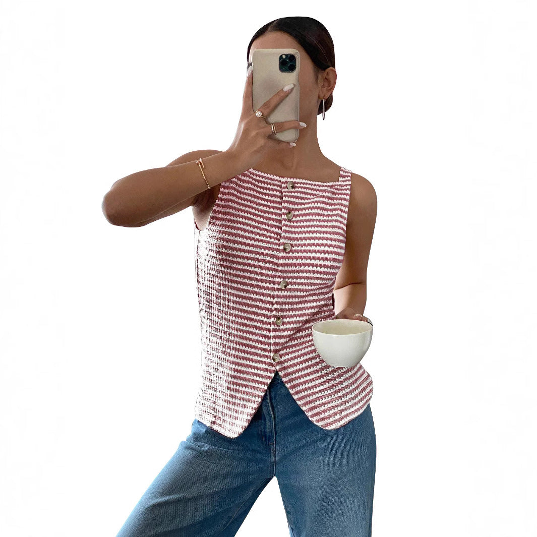 Sleeveless camisole top