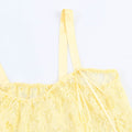 Spicy Girl Silk Texture Lace Decorative Top