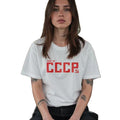 Letter printed short sleeved t-shirt for women