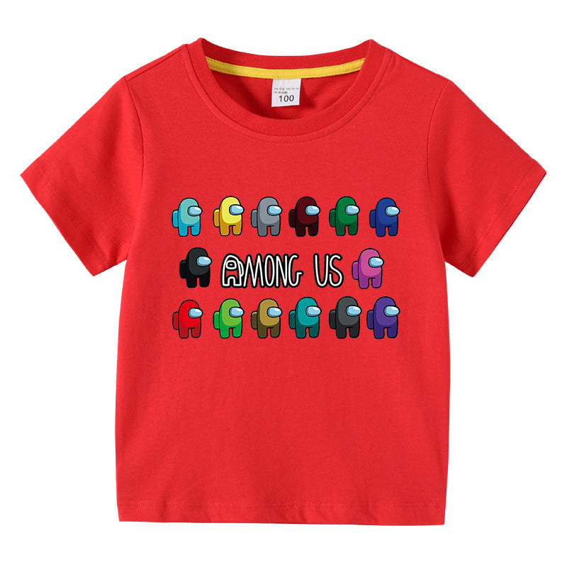T-shirt Manches Courtes Enfant – Léger & Confortable pour l'Été