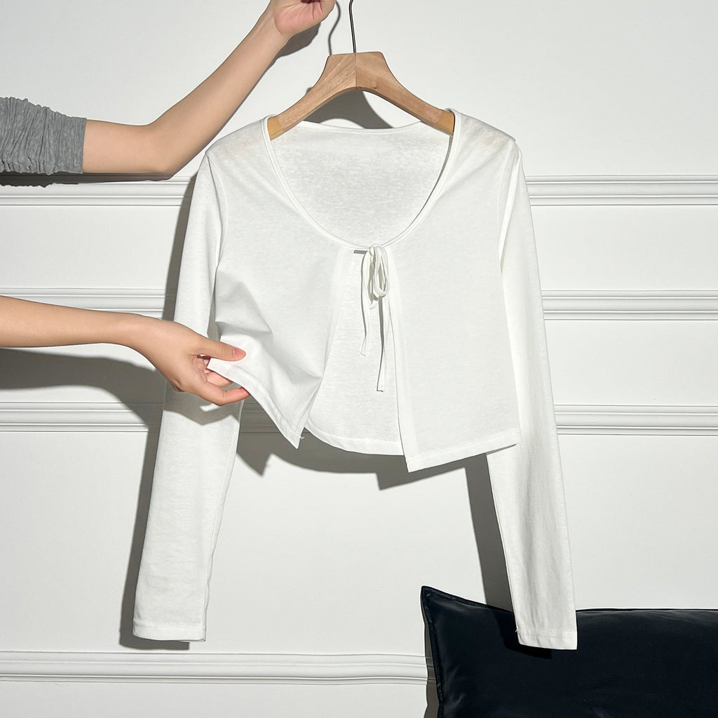 lightweight sheer long-sleeve sunscreen cardigan for women