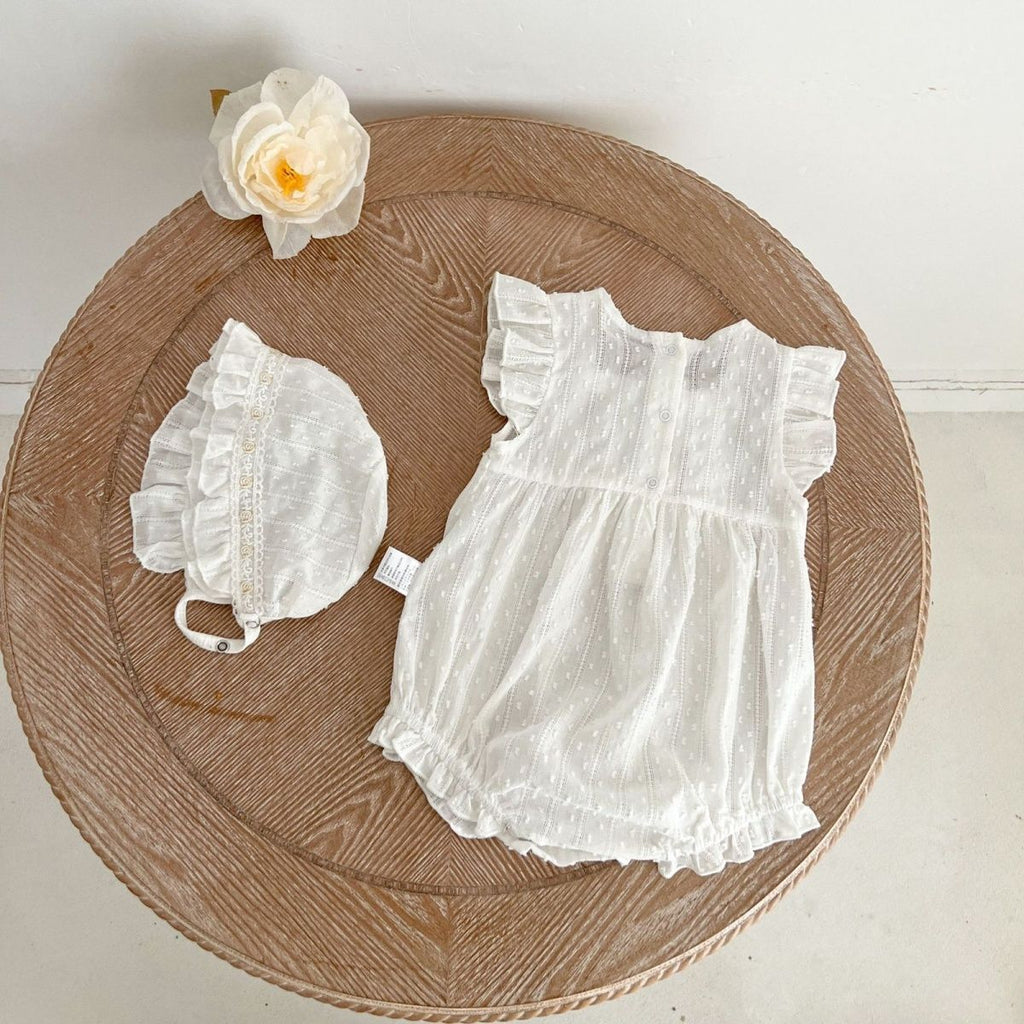 Baby Onesie Outfit Thin Royal Style Cute Set Short Sleeve Romper