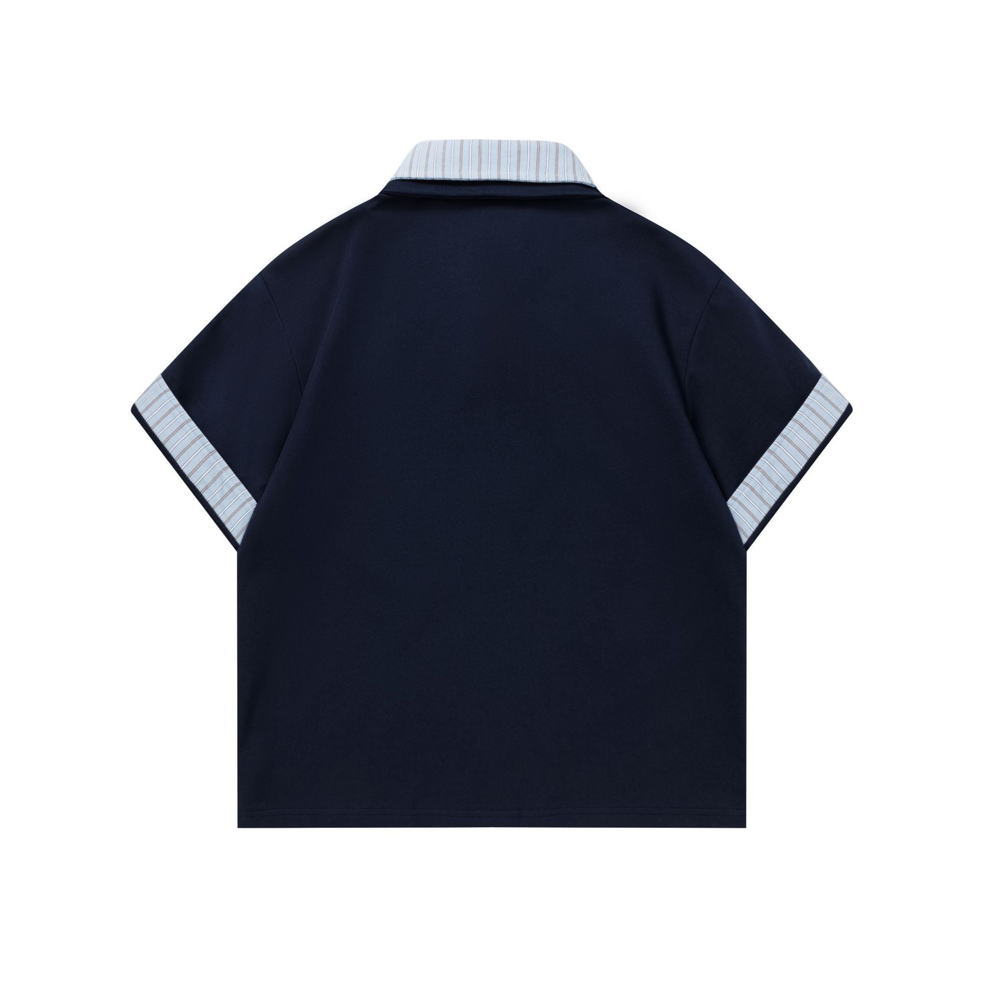 fake two-piece short sleeve
