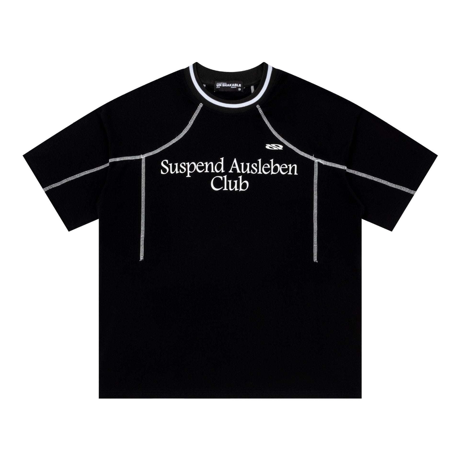 Letter printed short sleeved shirt