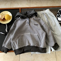Children's baby girl striped casual top pullover