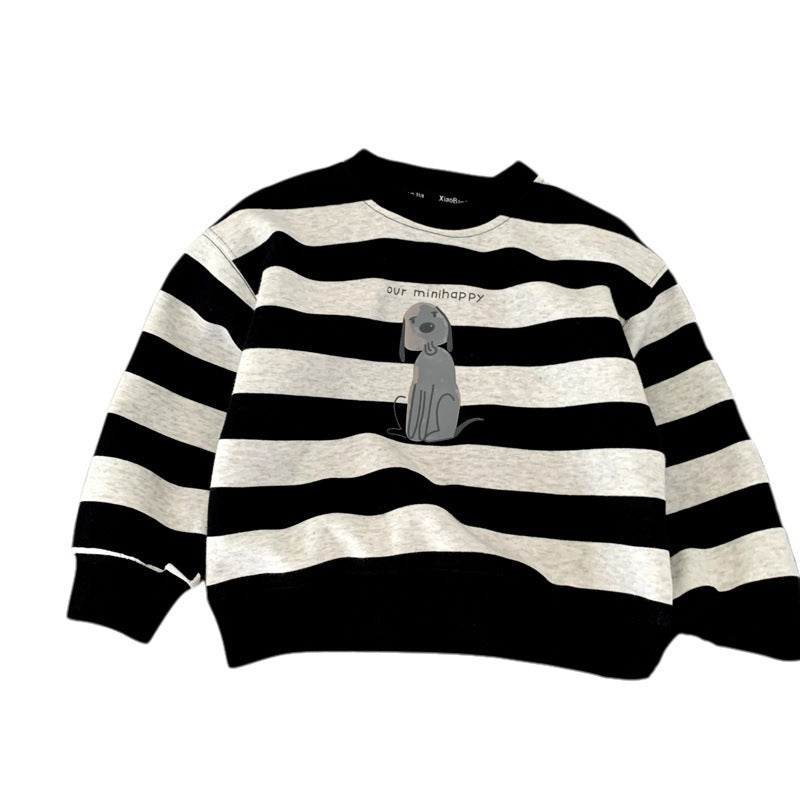 Round neck pullover casual autumn top