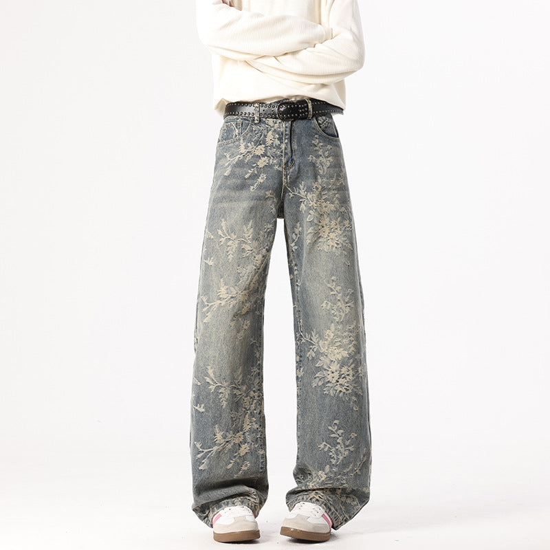 Denim Pants for Men Leg Long Pants