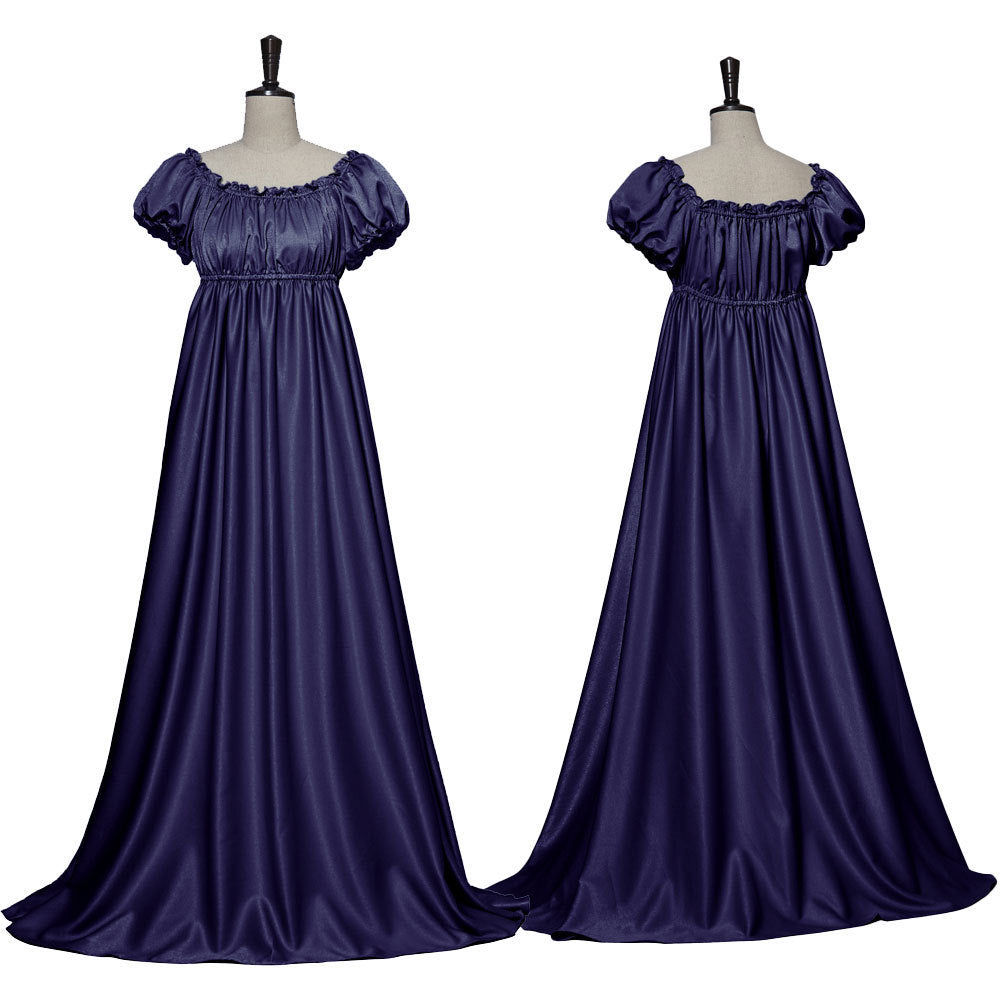 Bridgerton Dress Medieval Vintage Ball Gown Long Dress Cosplay Stage Performance Costume