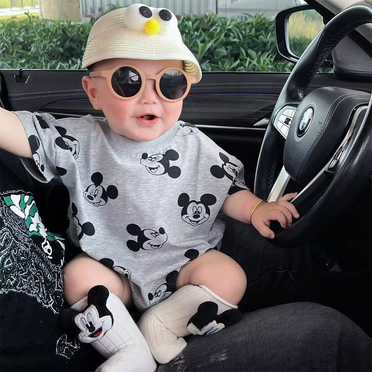 Short Sleeve Romper Lightweight Half Sleeve Baby Onesie