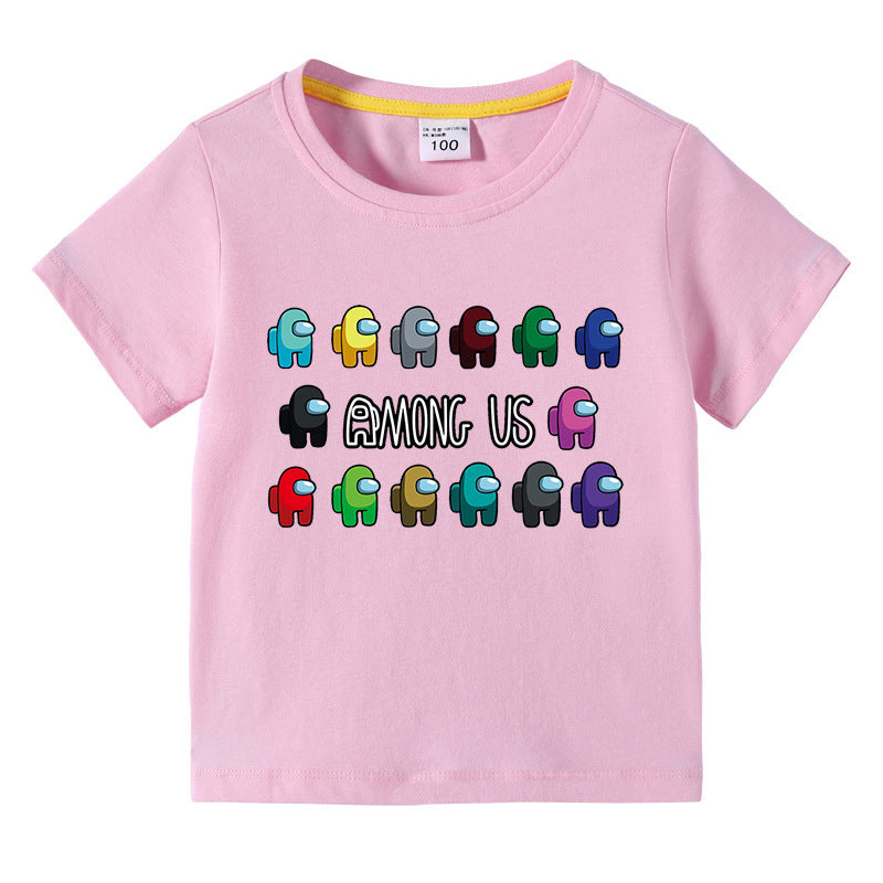T-shirt Manches Courtes Enfant – Léger & Confortable pour l'Été