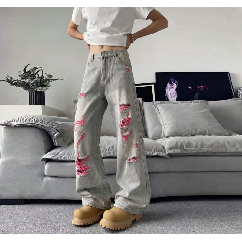 Denim Pants Men's Clean Fit High-Quality Jeans
