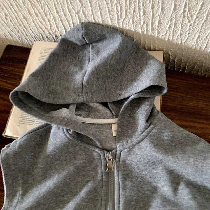 Versatile cardigan baby hooded jacket