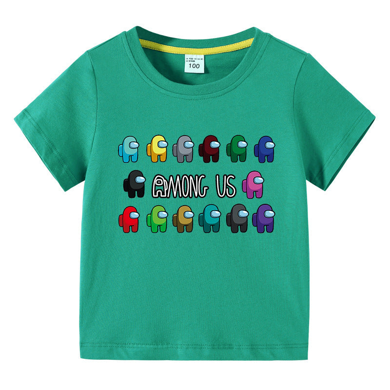 T-shirt Manches Courtes Enfant – Léger & Confortable pour l'Été