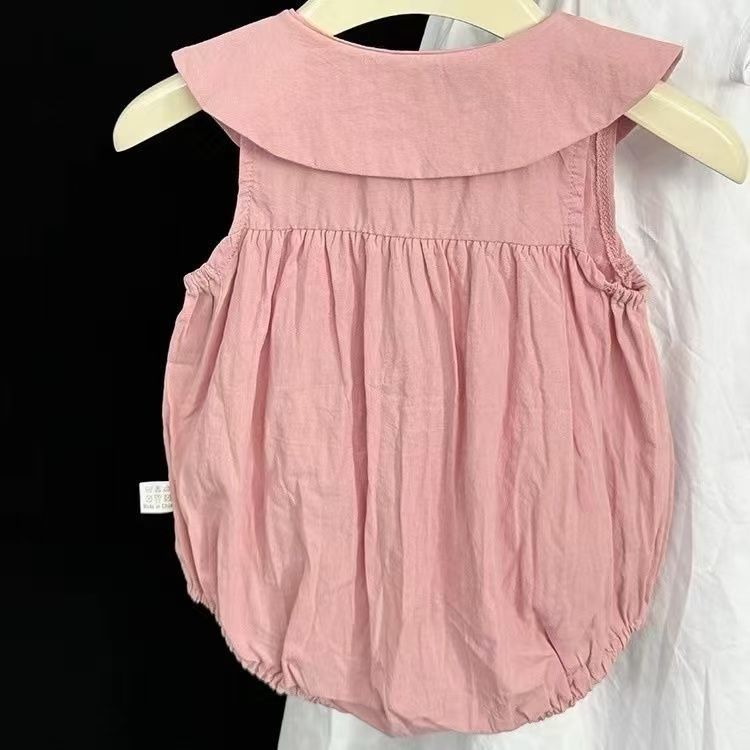 Baby Clothes Girl Baby Onesie Full Moon 100-Day Sweet Lightweight Bodysuit