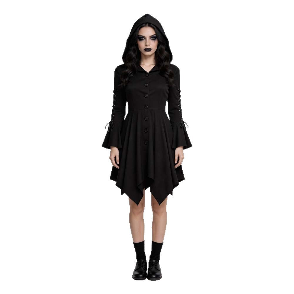 Gothic Women's Short Skirt Cosplay Costume Halloween Vampire Dress