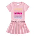 Short sleeved dress cotton baby